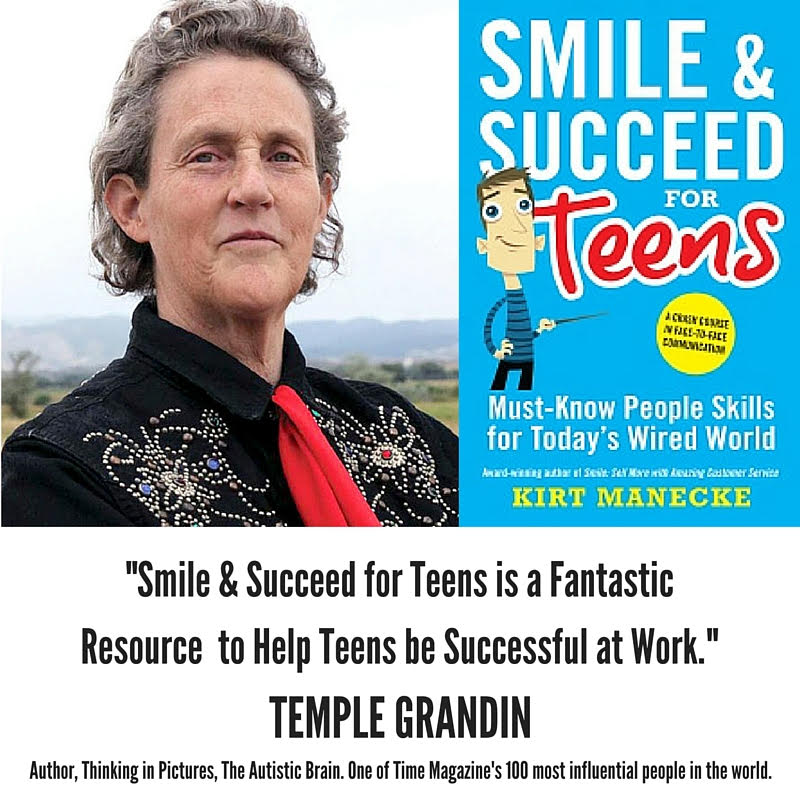 Temple Grandin endorsement for Smile & Succeed for Teens